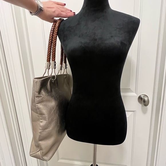 Michael Kors Collection Skorpios Pewter Tote - Picture 3 of 15